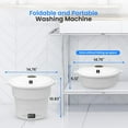 thumbnail image 5 of SereneLife Portable Mini Washing Machine, 5 of 7