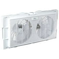 thumbnail image 1 of CoolWorks F-5280A 7" White 2-Speed Plastic Twin Window Fan, 1 of 2