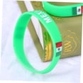 thumbnail image 4 of WRITWAA 5Pcs Team Australia Bracelets Light Green Circular International Matches 2.6in, 4 of 8