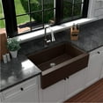 thumbnail image 4 of Karran Usa QA-740-BR Farmhouse/Apron-Front Quartz/Granite 34" Single Bowl Kitchen Sink -, 4 of 5