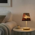 thumbnail image 6 of BZSMCE Table Lamp Creative Run for Roses Pattern Simple Pattern Night Light, 6 of 8