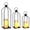 black, variant on Anoncndin Modern LED Candle Lanterns Set of 3 – Gold Metal with Flameless Flickering Candles, Remote & 6H Timer, Indoor Outdoor Decorative Centerpiece for Table, Porch, Fireplace – French Gold, Sizes