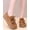 Coffee, variant on Women Beaded Round Toe Lace up Loafers, Soft Flat Sole Dressy Casual Footwear For Office Party Daily Walking Outfits Coffee 6.5