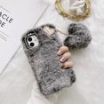 TWARI For iPhone 12 Pro Max/XS/XR/X Girl Furry Plush Crystal Love TPU Back Case CoverFor iPhone