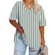 thumbnail image 1 of Fiudx Ofertas Flash Del Día Camiseta Deportiva de Verano Estampada de Manga Corta con Cuello En V de Gran Tamaño para Mujer, 1 of 4