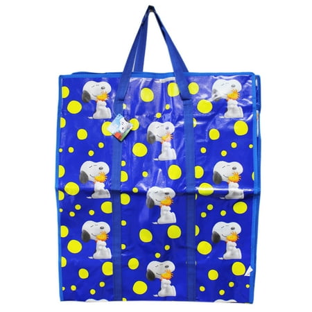 - The Peanuts Movie Yellow Polka Dot Snoopy Jumbo Tote Bag