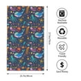 thumbnail image 2 of Pofeuu Marine Inhabitants Print Hand Towel 27.5" x 16" Soft Absorbent Towel for Bathroom SPA Gym Hotel, 2 of 6