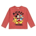 thumbnail image 5 of Disney Mickey Mouse Donald Duck Pluto T-Shirt and Jogger and Pants Outfit Set Toddler to Big Kid, 5 of 5
