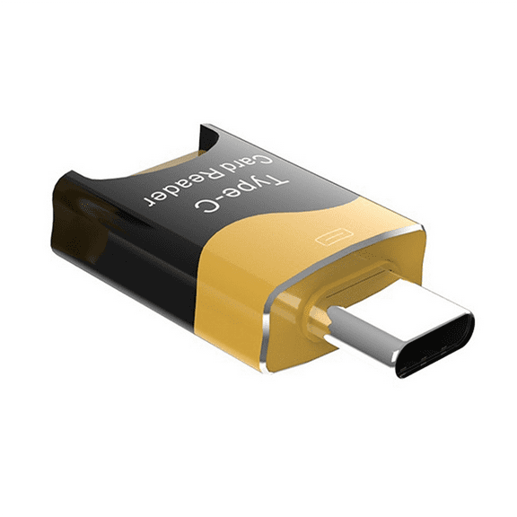 Mini Type-C Card Reader Mobile OTG Card Reader Hidden Card Slot Plug and Play Flash Drive TF Card Reader