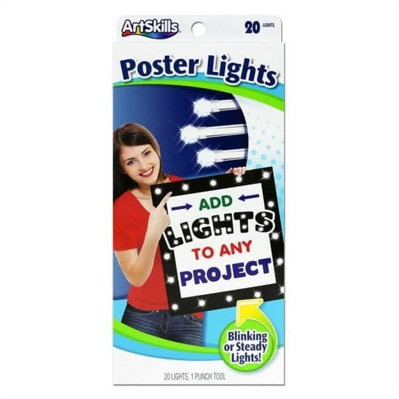 ArtSkills® White LED Project Lights, 20 Lights
