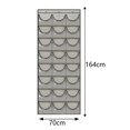 thumbnail image 2 of Soporte para sombreros de béisbol FLhrweasw 24 transparente para colgar sobre la puerta para proteger la gorra gris, 2 of 4