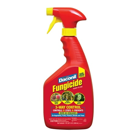 Garden Tech Daconil Fungicide 3-Way Control, Ready-to-Use Spray, 32 oz.