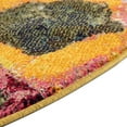 thumbnail image 6 of Unique Loom Haerfest Collection Area Rug - Guatemala (7' 10" Round Yellow/Blue), 6 of 7