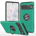 thumbnail image 1 of Étui de Téléphone Mince Antichoc Compatible Google Pixel 7 Pro/pixel 7 avec Support Magnétique 360 Anneaux, 1 of 5