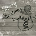 thumbnail image 2 of Fraser, Orane 26x26 White Modern Wood Framed Museum Art Print Titled - ChristmAs Black And White, 2 of 4
