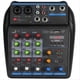 thumbnail image 1 of 4 Channel Audio Mixer Sound Mixing Console Bluetooth 48V Power Supply, 1 of 5