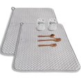 thumbnail image 1 of Paquete De 2 Alfombrillas De Secado De Platos De Microfibra, Escurridor De Platos Absorbente De 24*17 Pulgadas, Encimera De Cocina, Almohadilla De Secado De Platos De Gran Tamaño Para Encimeras, Frega, 1 of 5