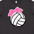 thumbnail image 4 of Inktastic Volleyball with Pink Bow Youth T-Shirt, 4 of 5