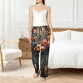 thumbnail image 4 of Salouo Floral Dreamcatcher Elegance Print Women's Pajama Pants Casual Loose Sweatpants PJs Flowy Pants Drawstring Palazzo for Women Wide Leg Pants Lounge Pajama -XX-Large, 4 of 8