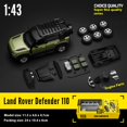 thumbnail image 1 of CCA 1:43 Land Rover Defender 110 Modèle de Voiture en Alliage Assemblage en Métal Série de Modification Miniatures Choix Cadeaux de Qualité Enfants Boîte Verte, 1 of 6