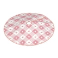 thumbnail image 2 of Balery Plaid Heart Printed Christmas Tree Skirt , Merry Christmas Party Christmas Tree Decoration,Adjustable Tree Skirt-36", 2 of 8