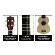 Likegreen 21 Inch Ukulele Beginning Kit for Beginner Kids Students with Accessories