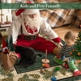 thumbnail image 7 of Yesurprise 2'x8' Border Runner Area Rugss Christmas Area Rugss, Washable Green Plaid Area Rugs with Pinecorn Xmas Decor, Non Slip Soft Area Rugss Carpet for Kitchen, Laundry, Bedroom, 7 of 7