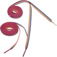 thumbnail image 4 of MasteelfCA 2 Pairs Sneaker Shoelaces Polyester Shoe Straps Bright Rainbow Shoes Straps, 4 of 8