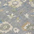 thumbnail image 4 of HomeRoots 597814 8 ft. Gray, Blue & Green Round Floral Washable Indoor & Outdoor Area Rug, 4 of 5