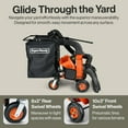 thumbnail image 7 of SuperHandy Leaf Vacuum & Wood Chipper - 7 HP 209CC Gas Engine, 10:1 Mulch Ratio, 6 Bushel Bag Capacity, Castor Wheels, Dual Function: Walk-Behind Leaf Vacuum Mulcher & Wood Chipper, 7 of 7