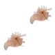 thumbnail image 1 of Diadema de malla de plumas Qarigey con clip color piel rosada 2Conjunto, 1 of 6
