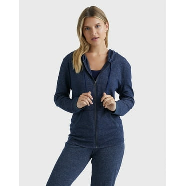 Hanes French Terry Hoodie Full Zip Sweatshirt w ith Pockets, Sizes S-XXL