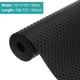 thumbnail image 2 of Forro de estante, forro de cajón antideslizante 19-11/16" x 196-7/8" forro de material EVA con patrón trenzado para gabinete de cocina, negro, 2 of 7