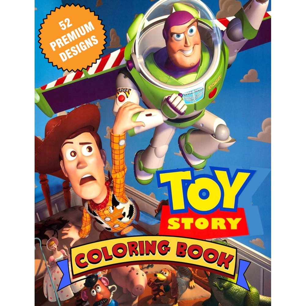 Toy Story Coloring Book : Great Coloring Book For Kids and Adults ...