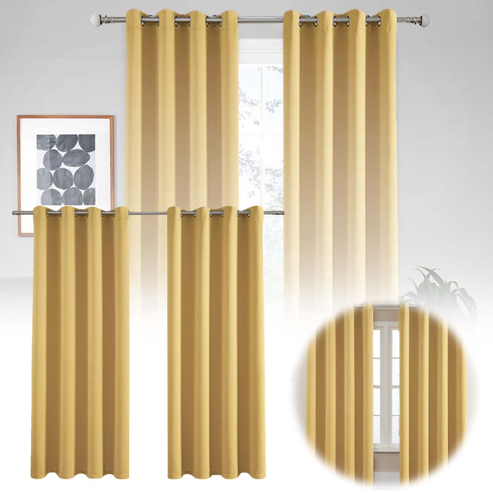 Polyester Solid Color Thickened Blackout Curtain Heat Insulating High Precision Window Drapes for Home