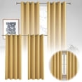 thumbnail image 2 of Curtain Fabric Solid Color Thickened Shading Heat Insulating High Precision Curtain for Window, 2 of 5