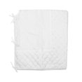 thumbnail image 1 of Vickerman QTX190352 52 in. Ivory Quilt Stitch Jewel Tree Skirt, 1 of 1