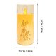 thumbnail image 3 of Uuiauoio Acrylic Electronic Candle Lamp Flameless Flickering LED Night Light for Bedside Table Desk Home Decor Safe Decorative Lighting Gift, 3 of 6