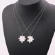 thumbnail image 5 of Couples Jigsaw Necklaces 2pcs/Set For Women Lover s Gold And Black Silver Color Puzzle Pendant Love Necklace Jewelry Gift, 5 of 5