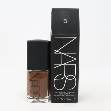 Nars Sheer Glow Foundation Dark 3 Iguacu 1.0oz/30ml New With Box