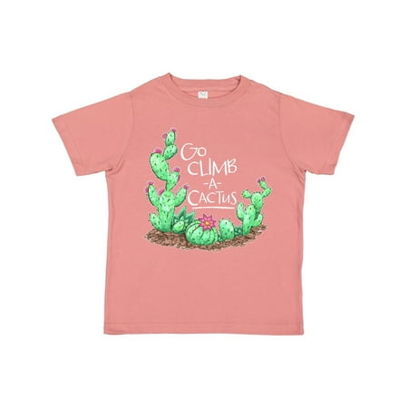 

Inktastic Go Climb a Cactus Cacti and Succulents Gift Toddler Boy or Toddler Girl T-Shirt