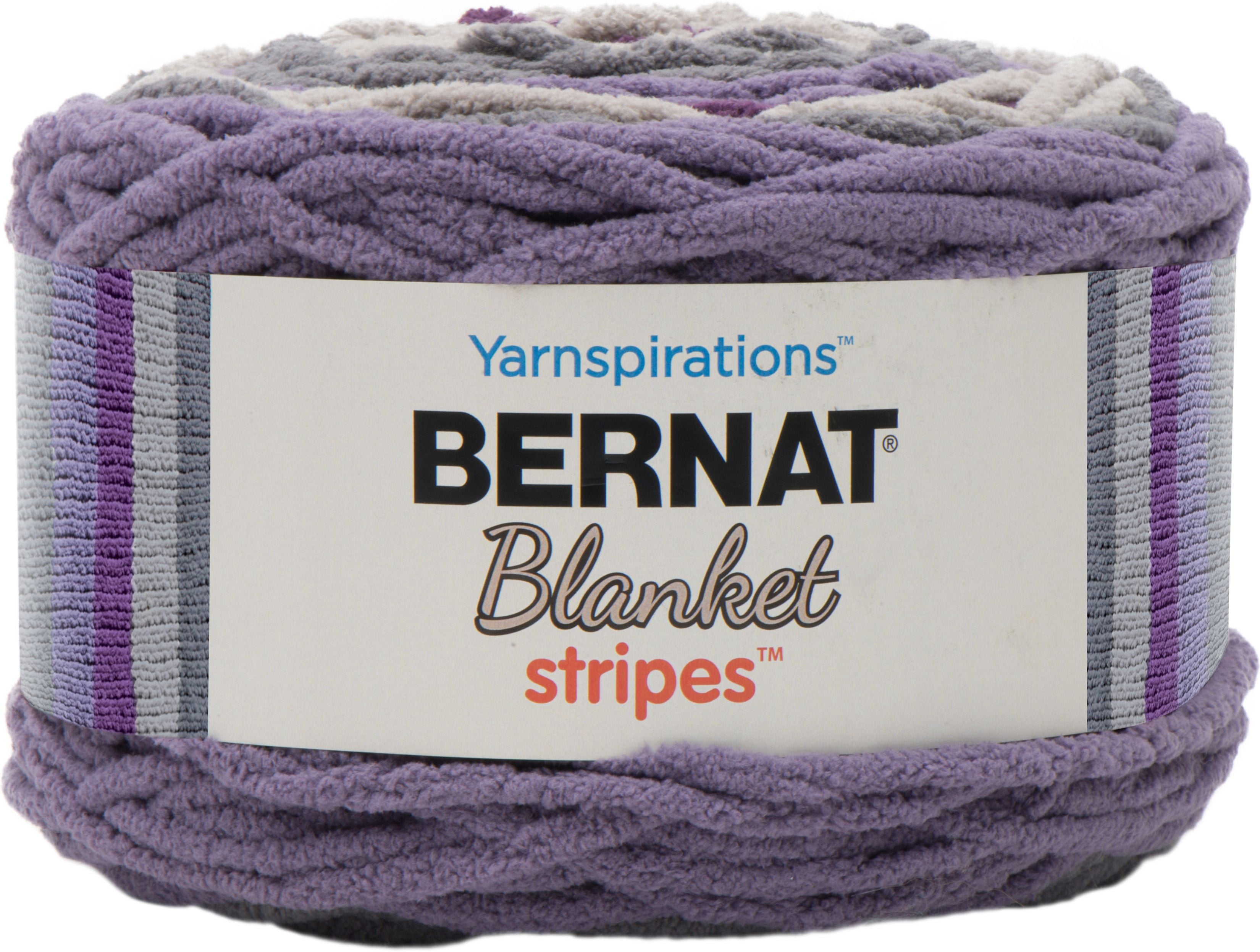 Bernat Blanket Stripes Yarn, 10.5 oz, Gauge 6 Super Bulky Chunky