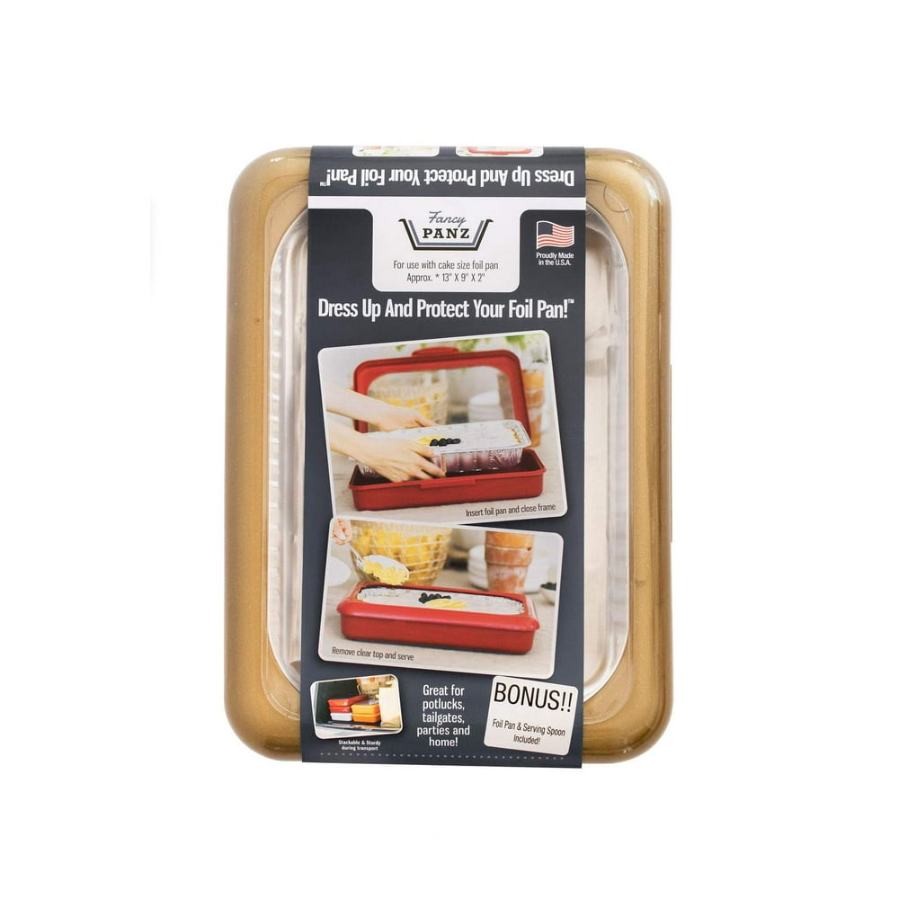 Fancy Panz Cake Pan Dress Up & Protect Your Foil Pan Made in USA, Foil