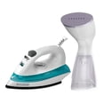 thumbnail image 1 of Combo Black+Decker Plancha Suela Antiadherente y  Vaporizador con Tanque de 110 ml Removible, 1 of 6
