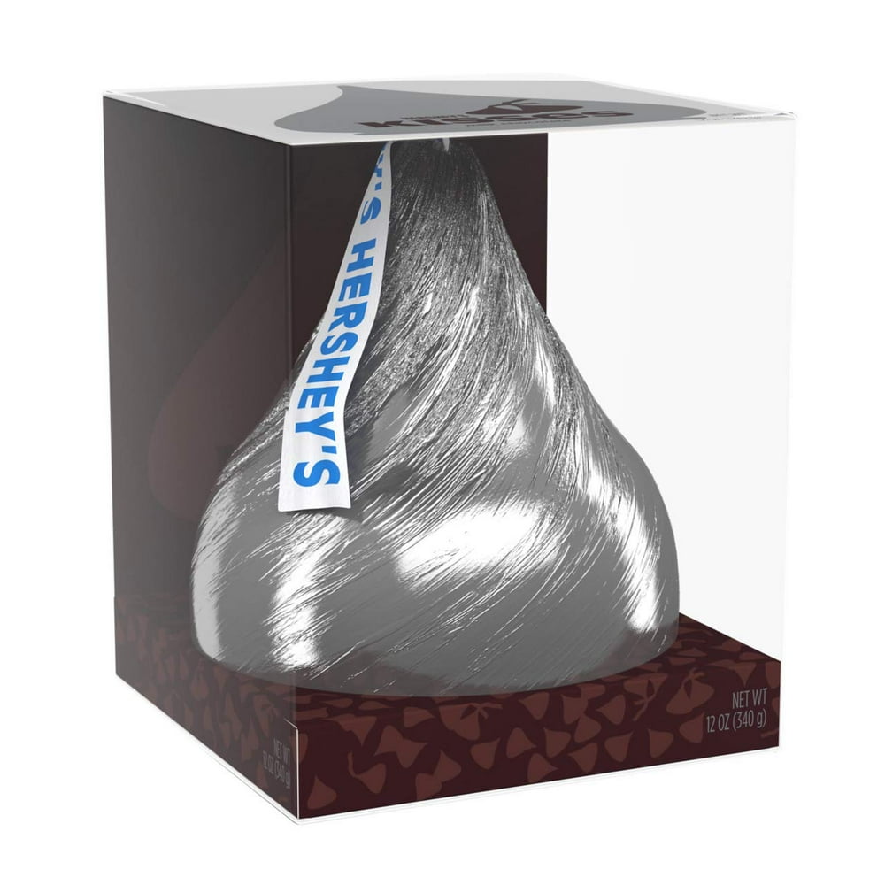 HERSHEYS KISS, Giant Milk Chocolate Candy Kiss for Parties, Decorations