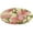 Huang-2, variant on Round Area Rug Pink Flowers Bloom Pale Yellow Background Indoor Floor Area Mat Stain-Proof Mat Non-Skid Rugs for Living Room Dining Kitchen Bedroom