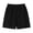 Black-01, variant on Boys' Casual Sweat Shorts, Uniform Elastic Waist Solid Color Shorts with Side Pockets for Kids 3-14Y