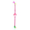 thumbnail image 4 of Veeki Pet Feather Teaser Stick Cat Wand with Bell Ball Kitten Interactive Toy(Red)-092304, 4 of 5