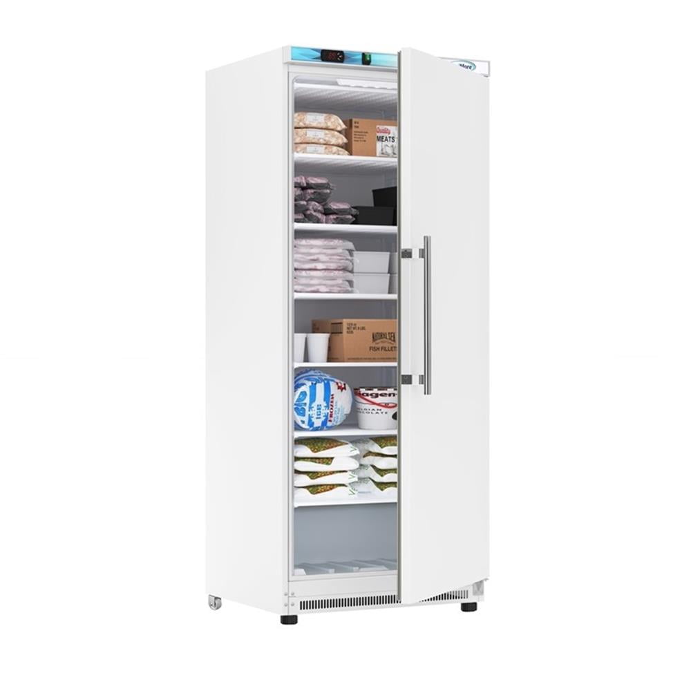 Pemberly Row 21 cu. ft. Commercial Reach-in Freezer in White Manual Defrost