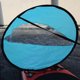 thumbnail image 5 of Kit de vela de kayak plegable de PVC con diseño emergente portátil para tabla de remo a favor del viento en color azul, 5 of 8